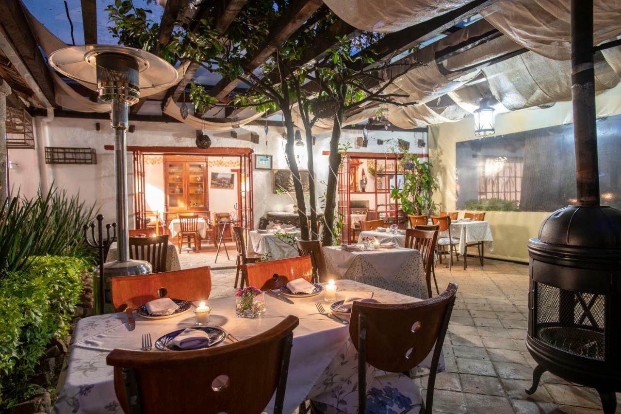 Отель La Casa Azul Huasca & Restaurante La Terraza Уаска-де-Окампо Экстерьер фото