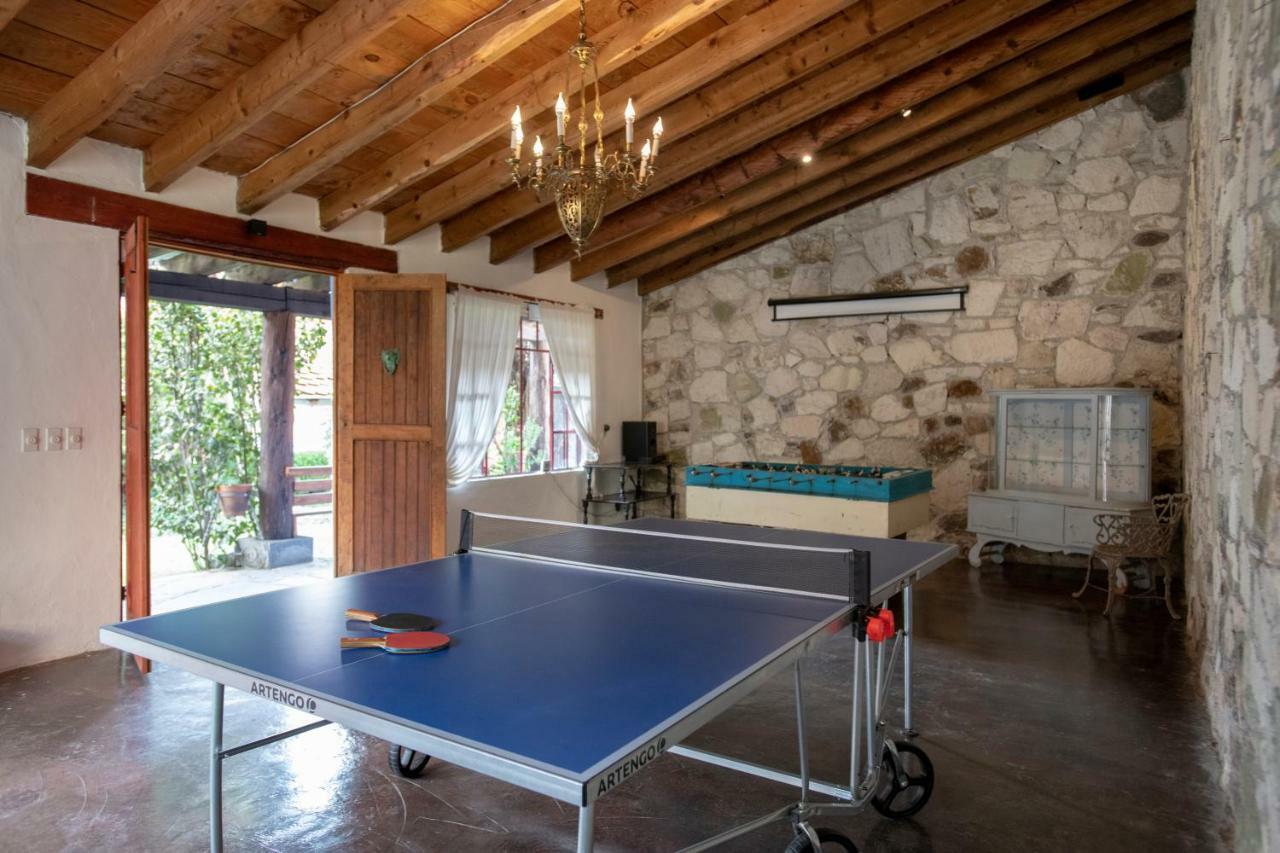 Отель La Casa Azul Huasca & Restaurante La Terraza Уаска-де-Окампо Экстерьер фото