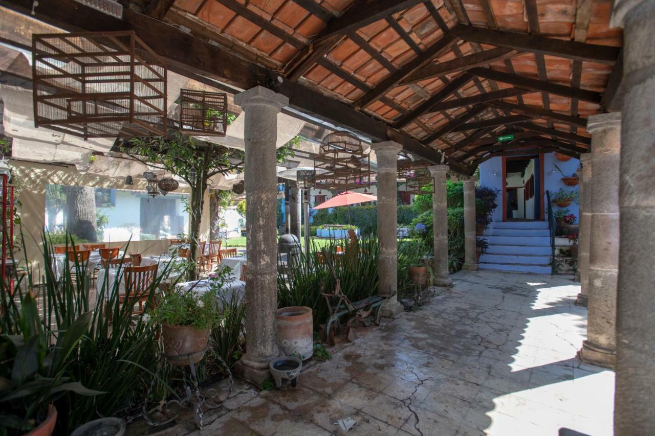 Отель La Casa Azul Huasca & Restaurante La Terraza Уаска-де-Окампо Экстерьер фото